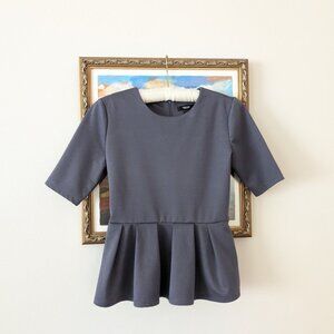 Gray Peplum Top by Vera Wang-Women's top